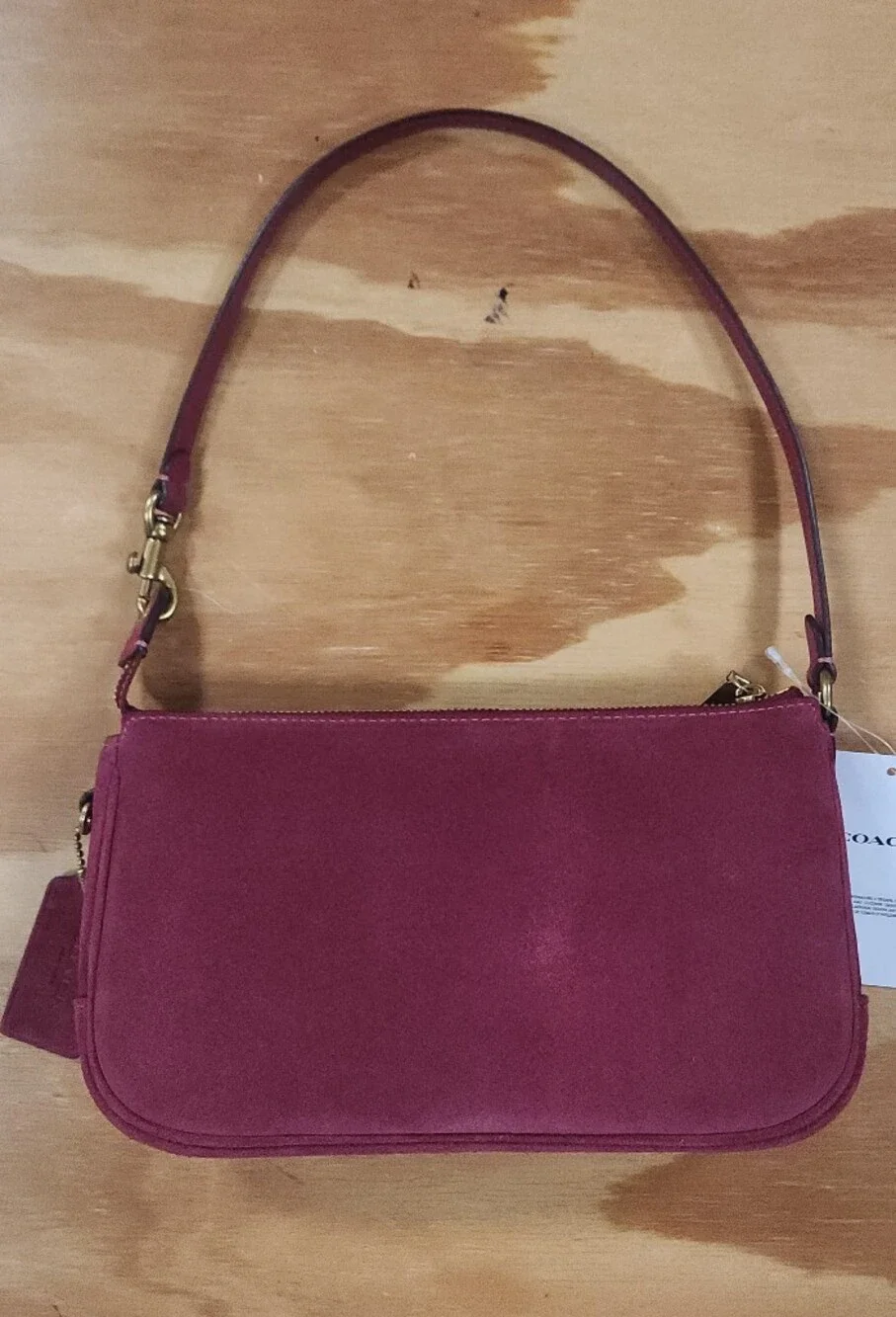Coach Plaza Bag Dark Fuschia - Picture 8 of 12